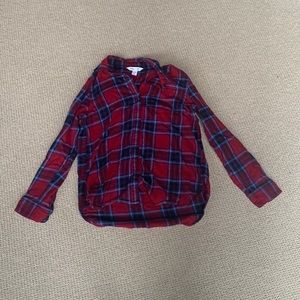 old navy medium plaid shirt